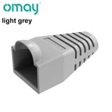 RJ45 Connector CAT6 CAT5e Connector Protective Cover Adapter Cap Ethernet Network Cable Plugs RJ45 Cat5/6 10 colour Sleeve