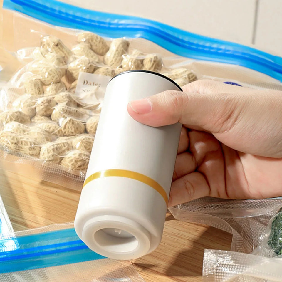Portable Handheld Vacuum Sealer Pump Vacuum Sealer Pump USB Rechargeable for Inflatable Cushions Travel Storage Electric Pump