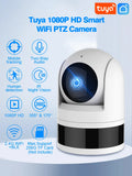Tuya WiFi Camera 1080P HD Indoor Security Monitor Smart Life APP Real-time Surveillance Camera Supports Two-way Voice Intercom