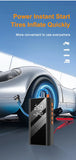 All-in-One Car Jump Starter and Air Compressor, 1200A 150PSI 12V Auto Tire Inflator with Power Bank, Emergency Kit