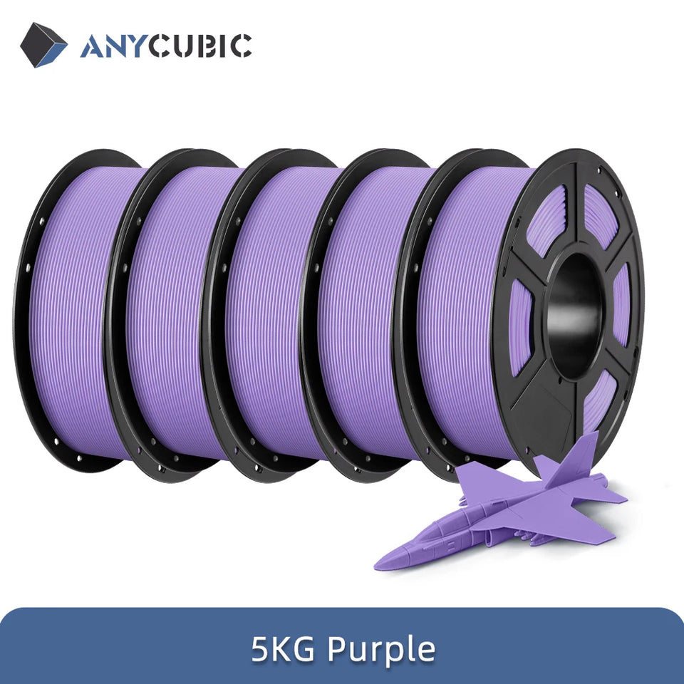 ANYCUBIC PLA 3D Filament For FDM 3D Printer 1.75mm Eco-friendly 3D Printing Material Failment For Kobra S1C 5KG EU US Warehouse