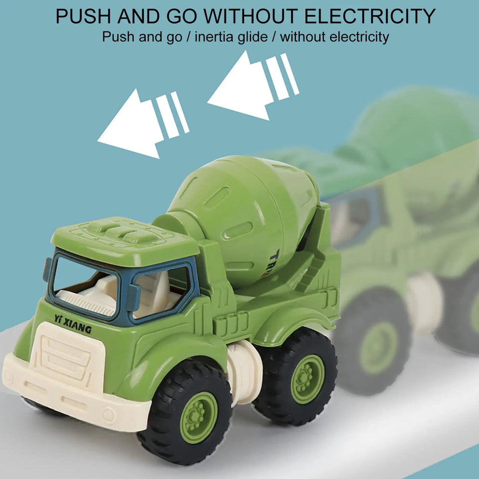 Excavator Toys for Boys Kids Construction Trucks Stable Construction Vehicle Toys Funny Engineering Truck Toy for Children Play