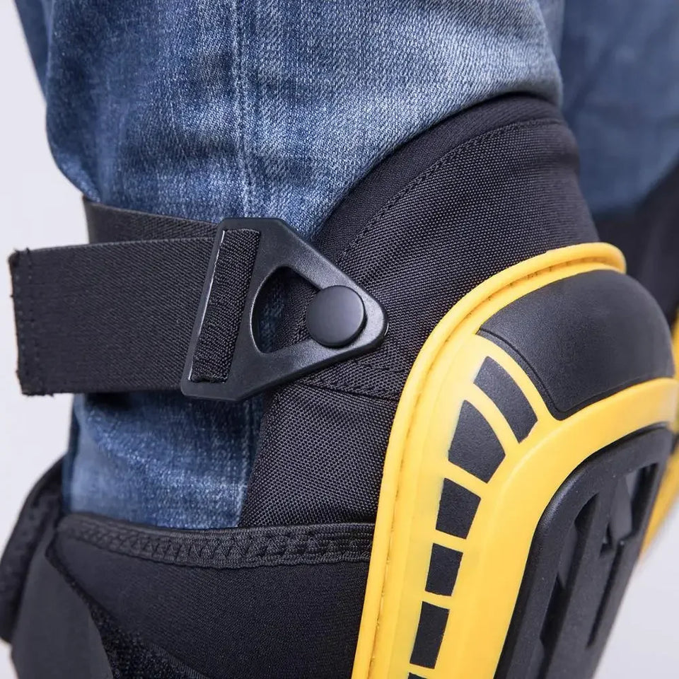 Gel Knee Pads For Work & Gardening – Heavy Duty Professional Knee Pad with EVA Foam&GEL Cushion For Construction, Concrete