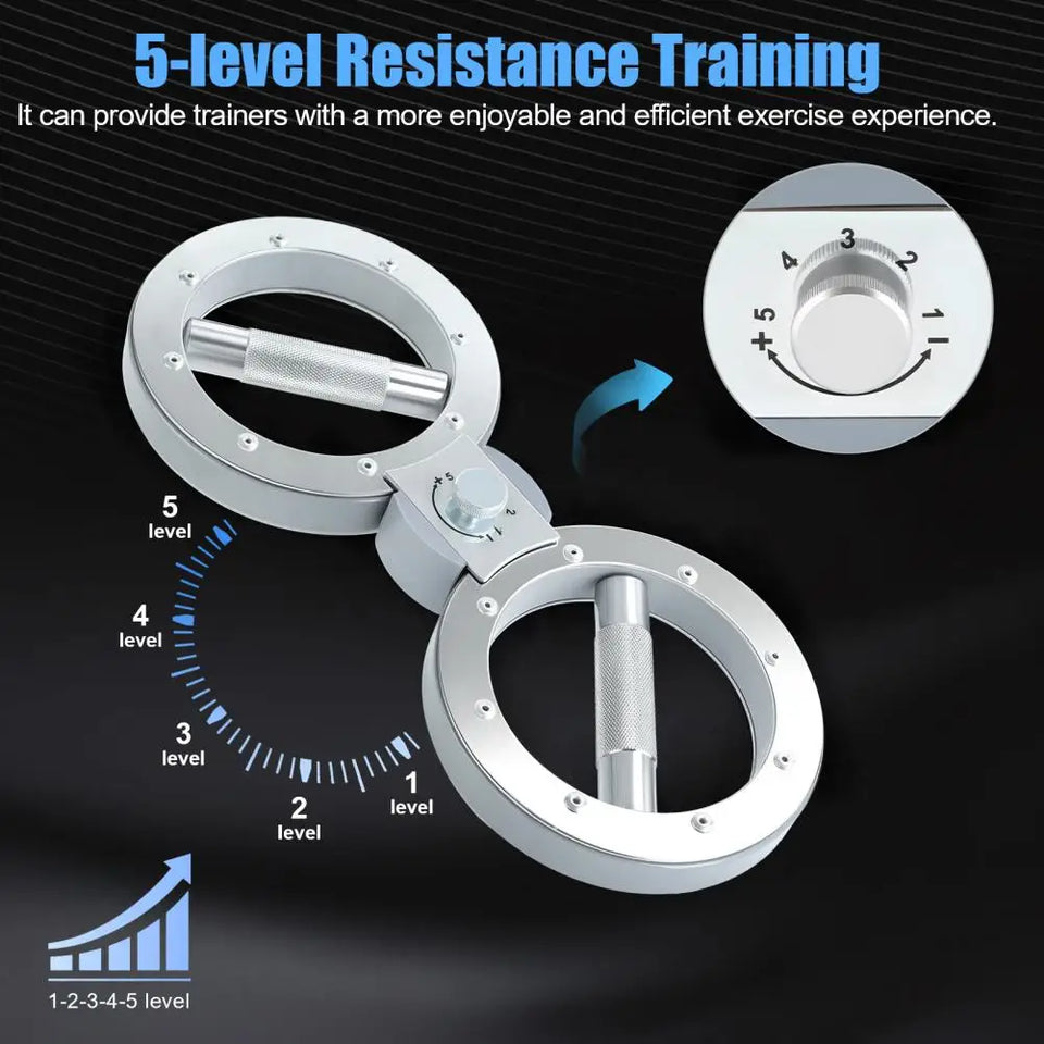 Rotator Burn Machine 12LB Adjustable Resistance, 360° Rotating Arm Trainer, Forearm Strength Exerciser for Men Women Home Gym