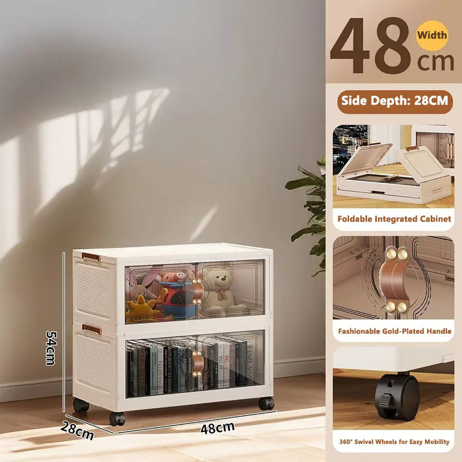 Multilayer Storage Closet Organizer for Multi-scene Use Home Organization Solution for Closets Pantry Or Garage