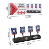 Electronic Scoring Target Moving Shooting Training Electric Soft-bullet Gun Toy Target Battle Practice Target Automatic Reset