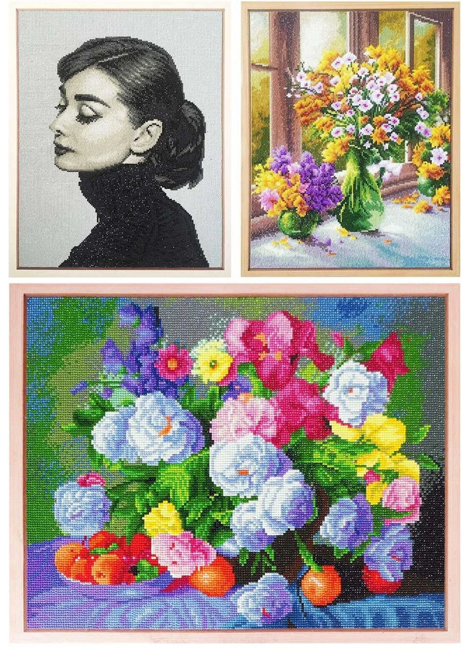 HUACAN Full Diamond Painting Tree New Arrivals 2024 Diamond Mosaic Landscape Rhinestone Pictures Craft Kit