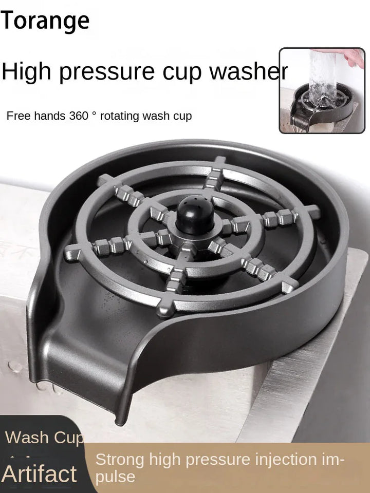 High Pressure Cup Washer, Kitchen Sink, Vegetable Sink, Bar Counter, Commercial Coffee and Milk Tea Shop, Automatic Cup Washer