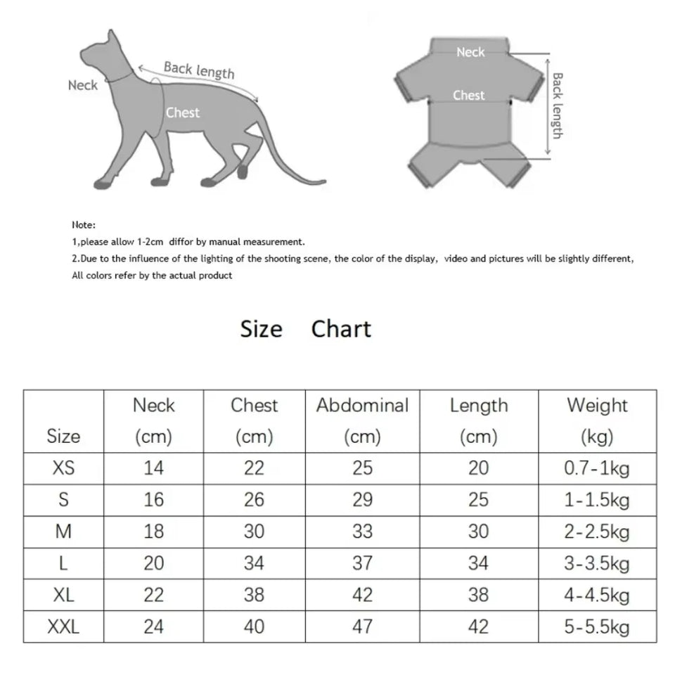 Four Legged Striped Shirt Hat Tail Cover Suit for Sphynx Cat Spring Black Sweatshirt for Kittens Hairless Warm Autumn Costumes