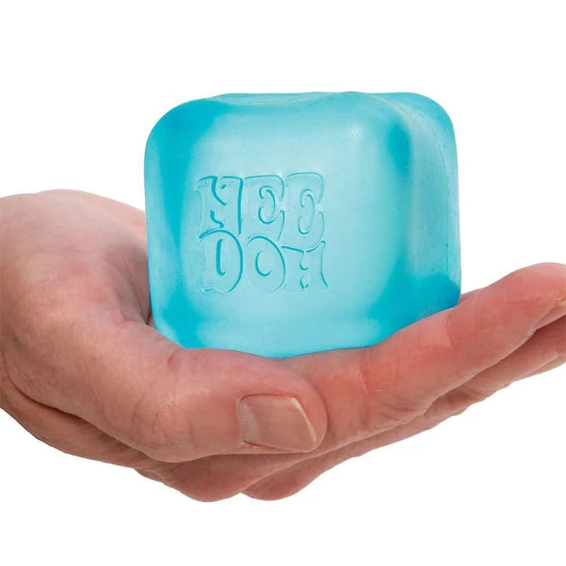 Nice Cube Squishy Toy Sensory Stress Reliever Soild Birthday Gift Party Favors for Anxiety Decompressed Adults Kids Party Decor