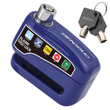 Bicycle Alarm Disc Brake Electric Lock Anti Theft Motorcycle Alarm Brake Rotor Padlock Waterproof Motorcycle Bike Accessories