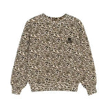 Children Sets New 25 Autumn and Winter Cute Leopard Print Long Sleeved Polo Shirt Dress for Girls Boys Cotton Sweatshirt Skirts