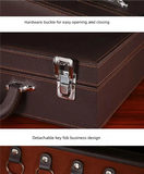 Men's Women's handbags Room Delivery Box Toolbox Information Storage Bag Suitcase Key Leather Business File Box