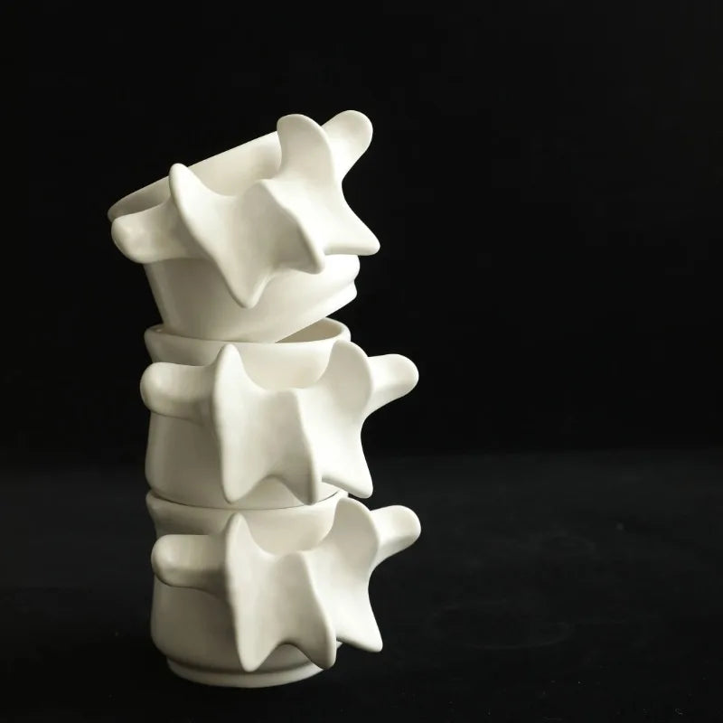New Spine Shape Ceramics Mugs Coffee Milk Mug Office Tea Cups Drinkware Vase Ornaments Gift for Friends