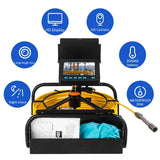 SYANSPAN Well Pipe Inspection Video Camera,Drain Sewer Pipeline Industrial Endoscope Deep Down Hole Underwater Underground Lens