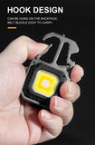 Ultra Small Mini LED Light Small Flashlight Keychain Light Strong Light Ultra Light Portable Flashlight
