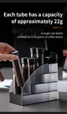 Coffee Beans Storage Container Tube Display Rack Tea Bottle Glass Single Dose Espresso Accessory Coffeware Set Barista Tool Gift