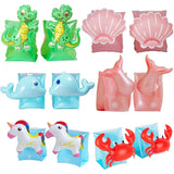 Rooxin Baby Kid Swim Arm Rings Inflatable Swimming Ring Tube Swim Floating Sleeve Swimming For Child Safety Swim Training
