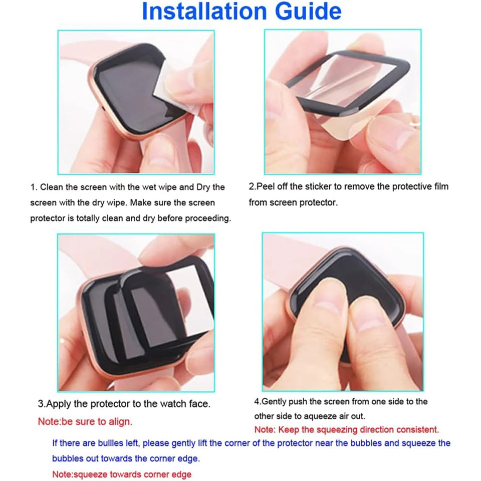 3Pcs 9D Protective Film For Xiaomi Mi Band 10 9 Full Cover Screen Protector on Mi Band 8 Miband 7 6 5 4 Mi Band Films Not Glass