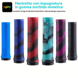 NPY Bicycle Handles Mtb Rubber Lock-on Grip Shockproof Non-slip Mountain/Road Bike Handle Cover Folding Balance Bike Accessories