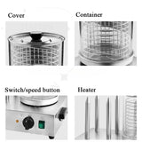 Popular Stainless Steel Electric Commercial Food Hog Dog Steamer Machine of Catering Equipment