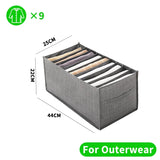 Closets Clothes Organizer Pants Jeans Storage Box Cabinet Organizer Drawers Underwear Socks T-Shirt Wardrobe Storage Organizers