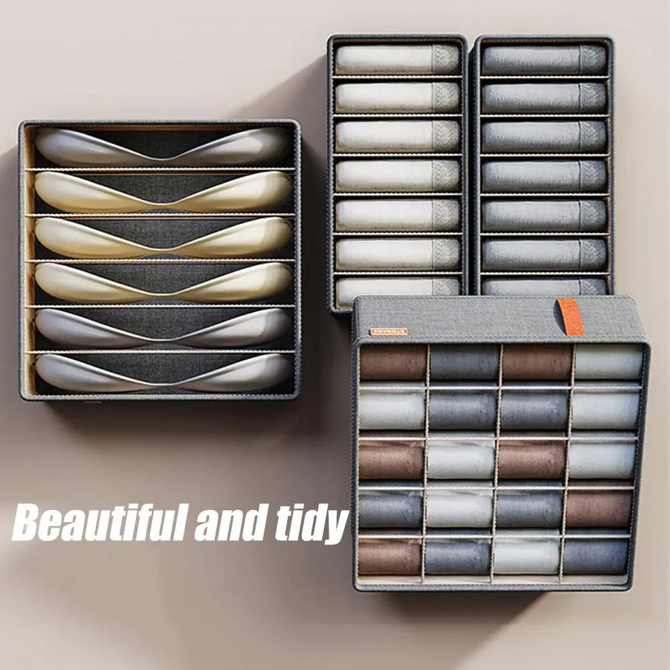Underwear Organizers Socks Bra Storage Box Cabinet Drawer Organizer Storage Clothes Arrange Household Classified Storage Case