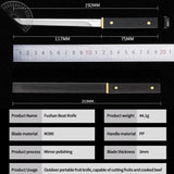 Fruit Knife Stainless Steel Home Portable Knife, M390 Multifunctional High Hardness Straight Knife Sharp