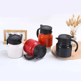 800 Large-capacity Kettle Coffee Pot Thermal Insulation Portable Teapot Coffee Filter Coffeeware with Temperature Display