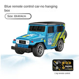 J40Small Mini Remote Control Alloy Birthday Gift Toy Car Model with Lights and Hanging Box for Boys