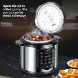 ‌13L Commercial Heavy Duty Pressure Cooker,Restaurant Grade Electric Steamer,Breakfast Buffet Auto Keep Warm Function