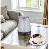 600W Electric Water Kettle Coffee Pot Fast Brewing Multipurpose with Handle for Home Cappuccino Latte Cafe Kitchen Restaurant
