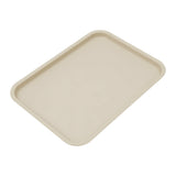 24Pcs Stackable Restaurant Trays Non-Slip Surface Commercial PP Food Serving Tray Set for Fast Food Hotel School Cafeteria