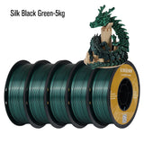 KINGROON Silk Dual-color PLA Filament 3D Printer 1.75mm 11/22 lbs Silk PLA Filament Plastic Materials 3D Printing Special Color