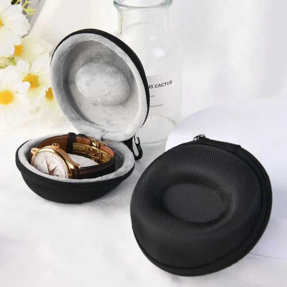 Travel Case Portable Storage Box for Single Watch Shock and Impact-resistant for Wristwatches Smart Watches Accessories