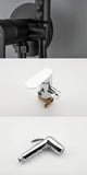 ULA Brass Bidet Faucet Black Toilet Faucet Handheld Toilet Bidet Sprayer Set Hygienic Shower Hot Cold Water Mixer Shower Head