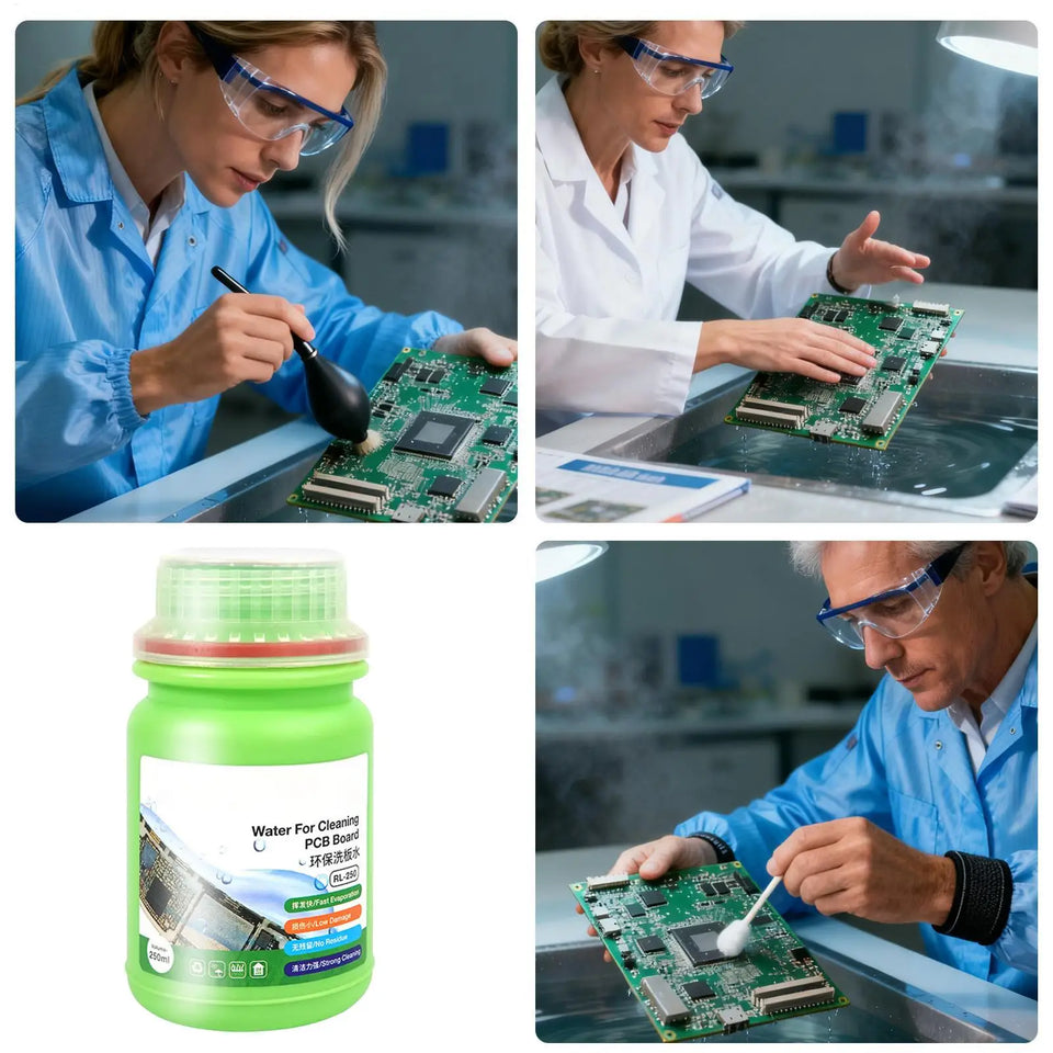 Electronic Liquid Cleaner 250ml Electronics Cleaning Liquid Circuit Board Cleaner for Keyboard Laptop Tablet Motherboard Home