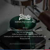 Bincoo Premium Titanium Coffee Cup 90ml for Espresso Extraction and Milk Measurement Durable Pure Titanium Construction Perfect