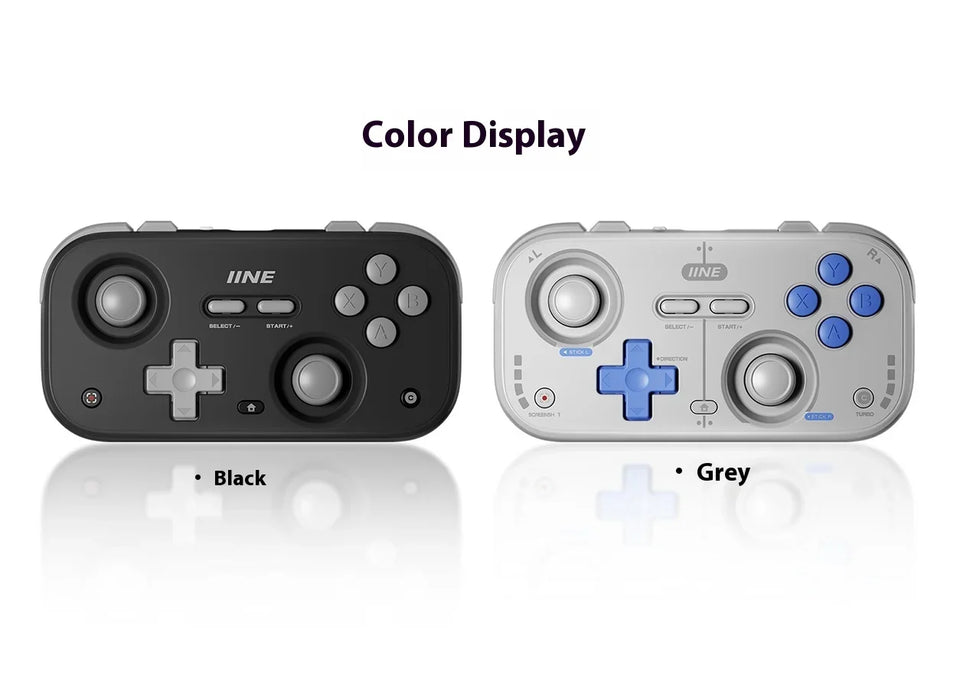 NEW IINE Palm-Sized Gamepads Wireless Bluetooth Retro Gaming Controllers 1000hz Hall Joystick Portable Android Ios Phones Pc