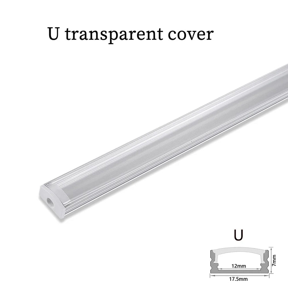 1-30pcs/Lot perfil aluminio led Corner Aluminium Profile Channel Holder for LED Strip Light Bar Cabinet Lamp Kitchen Closet