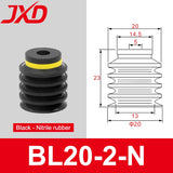 10PCS JXD PIAB Type BL20/30/40/50mm Vacuum Sucker 5-Layer Silicone Suction Cup for Irregular Soft Bag Packaging Robot Component