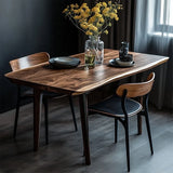 Hotel Restaurant Wooden Dining Table Set 8 Seater Solid Wood Dining Table