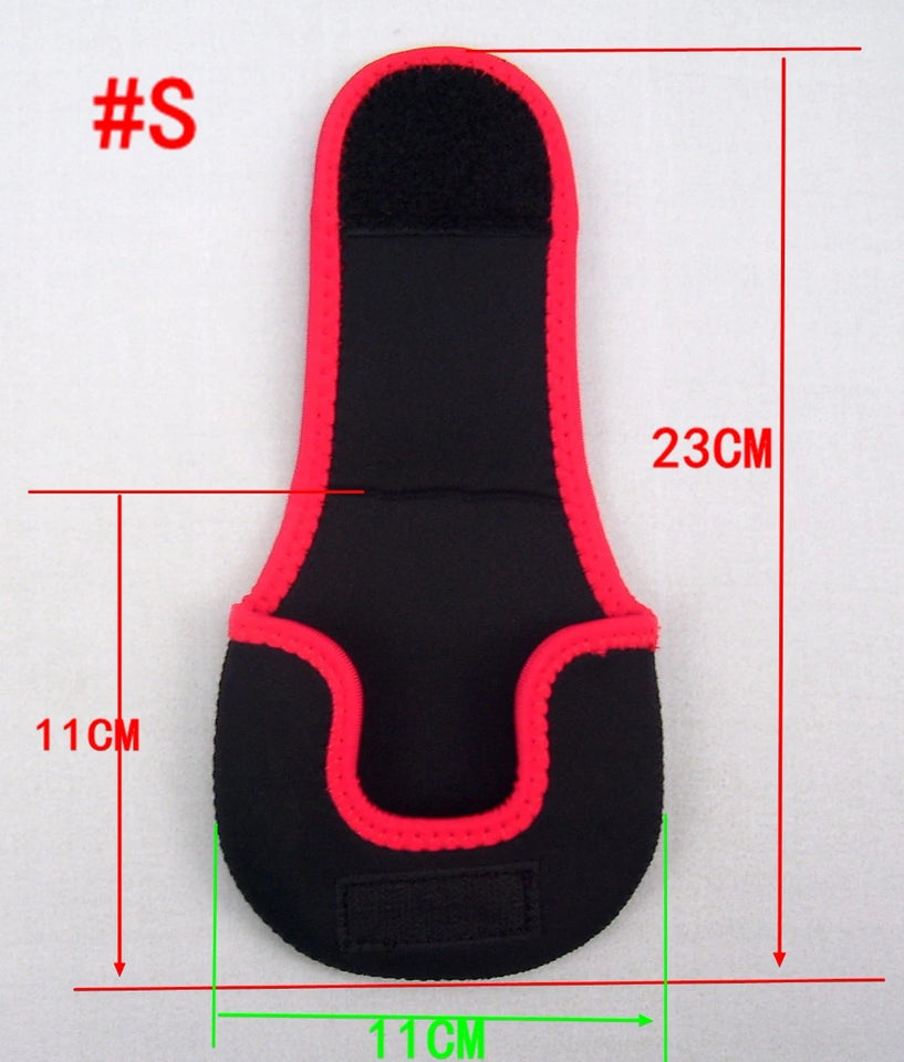 fly spinning reel bag cover case pouch pocket protect box for fish lure carp Nylon fishing neoprene Red Genuine ELUANSHI
