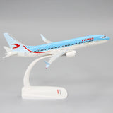 1:200 Scale B737 MAX8 neos Airlines ABS Plastic Airplane Aircraft Plane Model Toy Assembly Resin for Collection