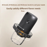 Electric Coffee Bean Grinder Portable 40 Gears External Adjustable Home Coffee Grinder Rechargeable Grinders Coffee Machine Gift
