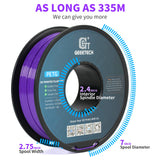 Geeetech 5kg PETG 1.75mm Filament 3d print wire Vacuum Packaging Local Warehouses Colorful Plastic for most FDM 3D printer