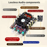 T3002P upgraded version 300WX2 Bluetooth digital amplifier board module with high and low frequency adjustment, imported TPA3255