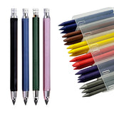 5.6mm Metal Automatic Pencil Lead Hand-drawn Writing Active Pencil Mechanical Drawing Pencil Refill 5.6 Colorful Pencil Leads