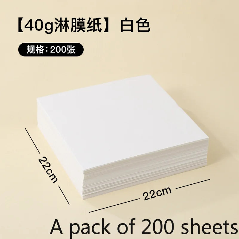 Anti Oil Paper Pad Retro Coated Paper Oil Resistant and Oil Absorbing Fried Chicken Kitchen Baking Barbecue Commercial Use