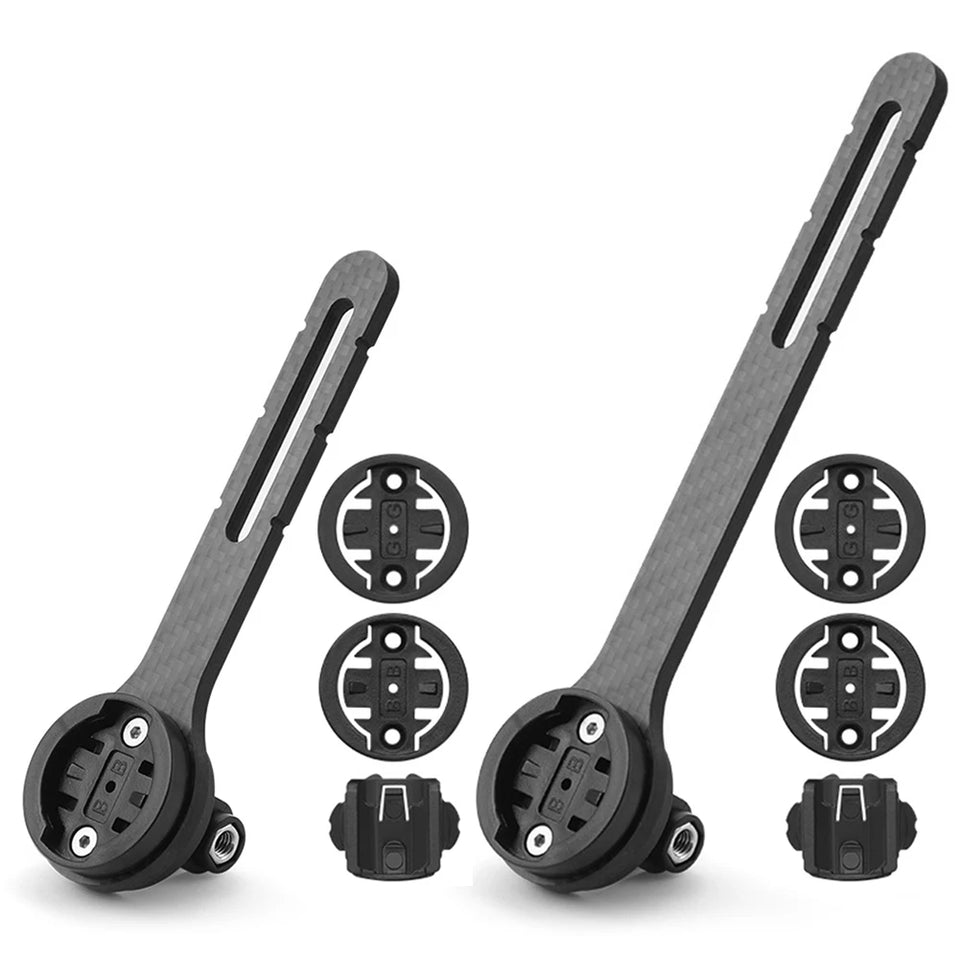 Carbon Fiber Bike Stopwatch Mount Universal Road Bike Speedometer Mount Holder Cycling Speedometer Support for Garmin